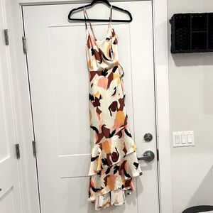 NWT Nine West Ruffle Wrap Dress Small